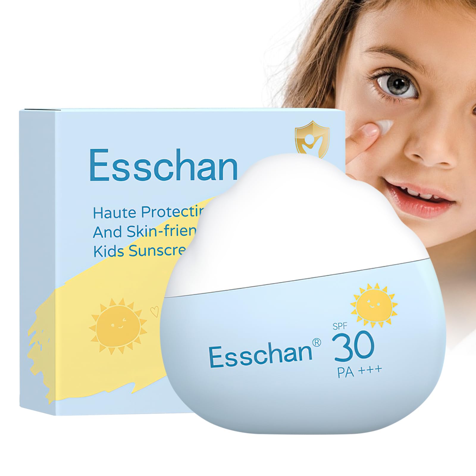 Likesing Protector Solar SPF 30 Facial Crema Solar Corporal Bebe Niños Sunscreen Face Oil Free Crema Solar Cara Cuerpo Proteccion UVA/UVB Solar Protectora Solar Crema De Sol Deporte Para Todos