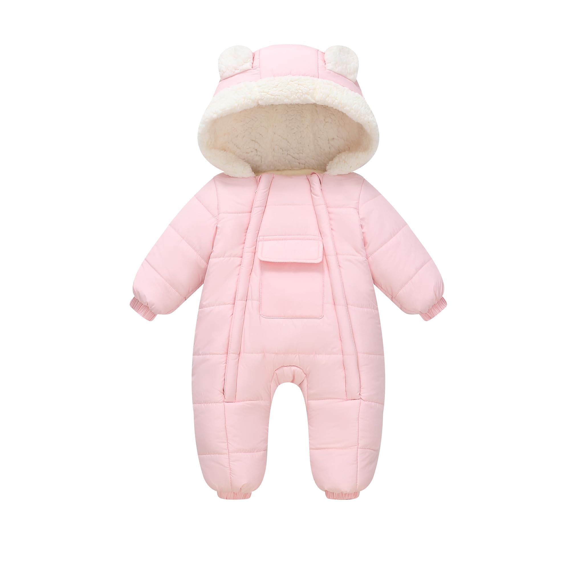 AiWMGL Baby Girls Boys Snowsuit Newborn Winter Clothes Jumpsuit Romper Infant Hooded Fleece Coat Jacket Outwear