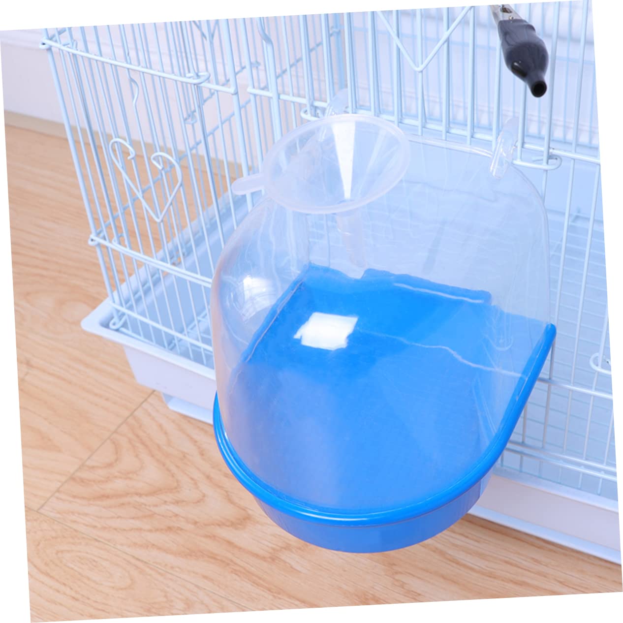 FRCOLOR 2 Pz Gabbia per Uccelli jaulas para pajaros Bagno per pappagallini Parti Doccia Vasca Doccia per Uccelli Vasca per Uccelli peonia Vasca da Bagno Scatola da Bagno