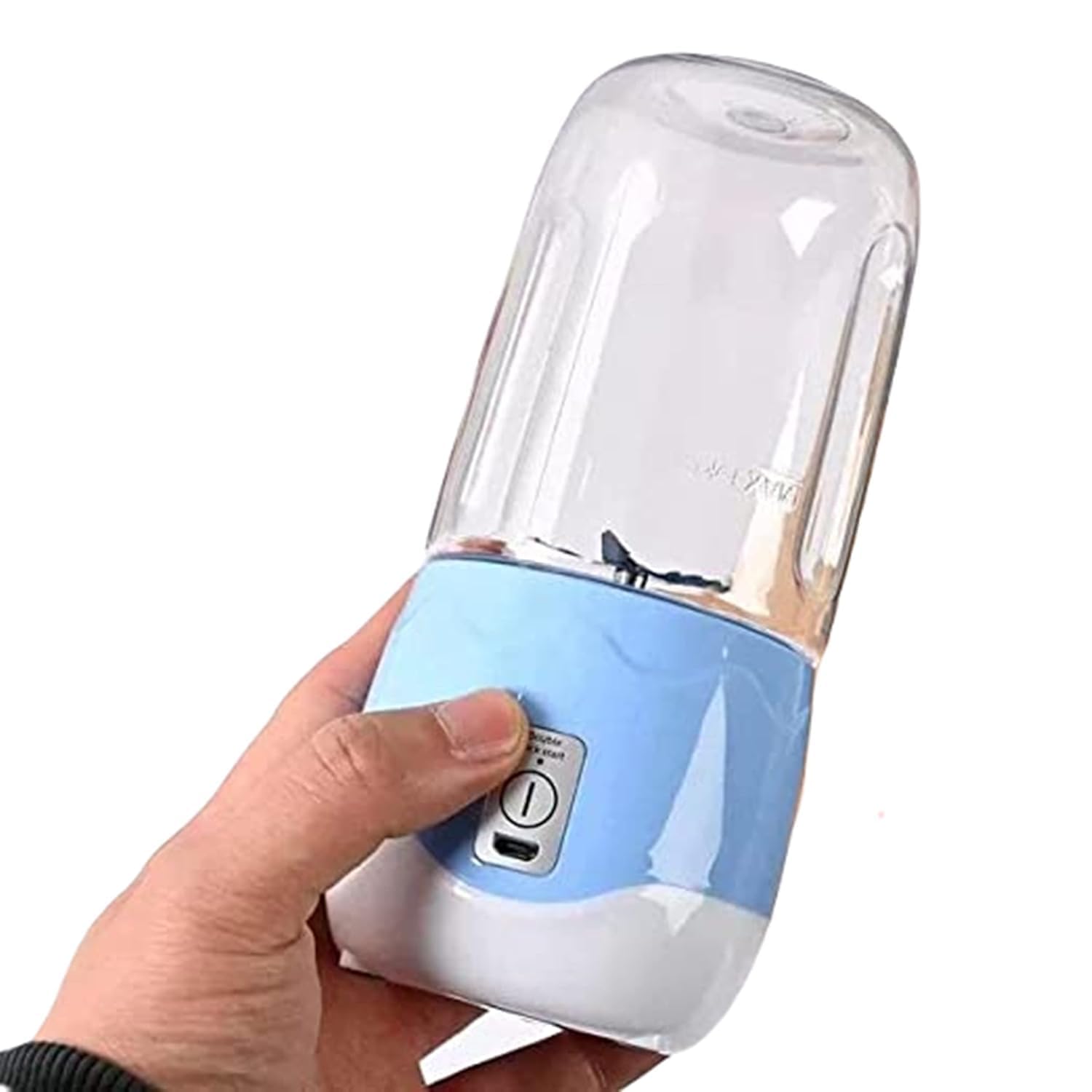 TRIDEO Portable Personal Mini Smoothie Blender - USB Rechargeable Shake Smoothies Mixer Single Small Size Fruit Juice Blender Battery Operated Individual Juicer Cup for Travel Camping_SA025-picture-15