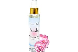 BABY POWDER Women's Sensual Body Mist Spray with Fine Fragrance Essential Oils (6oz)