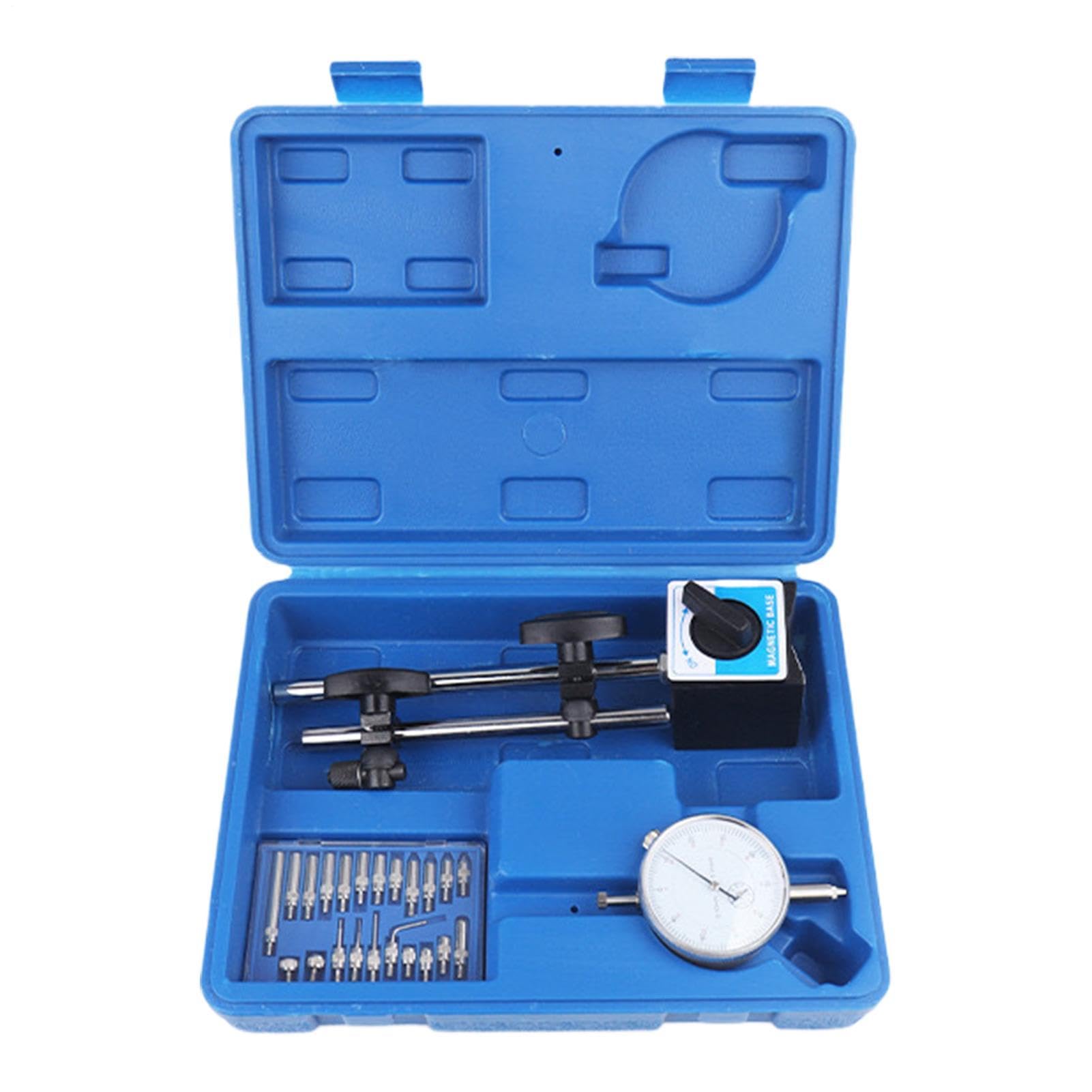Instrumento De Medición Digital Imperial: Indicador De Diales De 0-1 Pulgadas, Calibre De Precisión De Base Magnética, Inspección Electrónica | Equipo De Alineación Pe