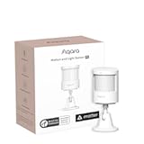 Aqara Motion and Light Sensor P2&comma; Motion Detector with Light Sensor&comma; Matter Over Thread&comma; Requires 2-in-1 Matter Controller & Thread Border Router&comma; Supports Apple Home&comma; Alexa