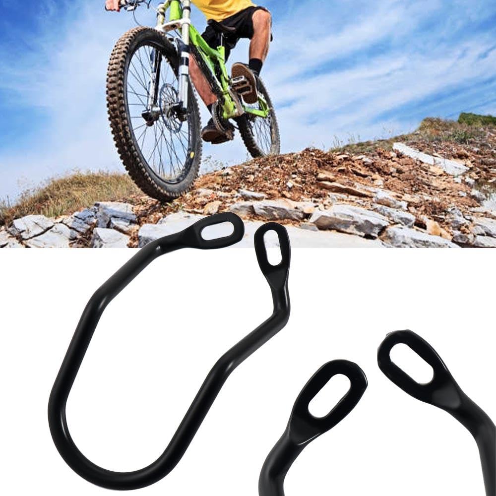 Protezione Per Deragliatore Posteriore In Acciaio Per Mountain Bike – Regolabile, Resistente Agli Urti, Montaggio Su Asse, Colore Nero