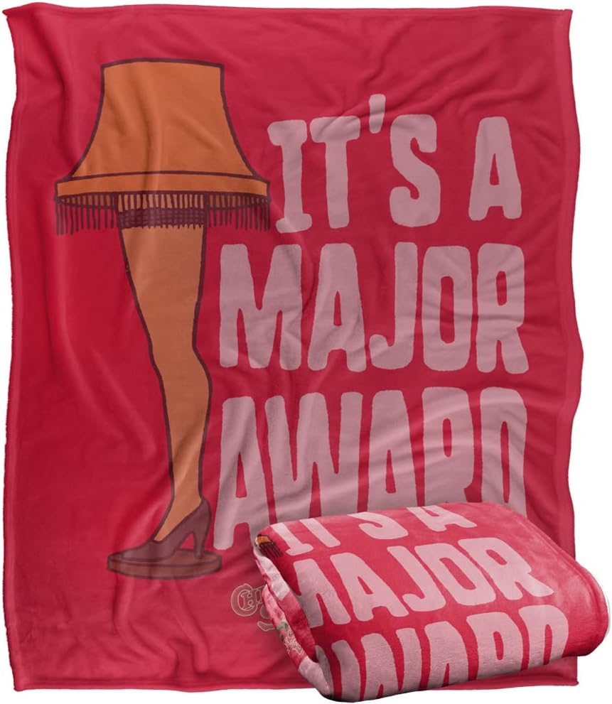 A Christmas Story Blanket, 36"x58" Fra-Gee-Lay' Fragile Leg Lamp Silky Touch Super Soft Throw Blanket