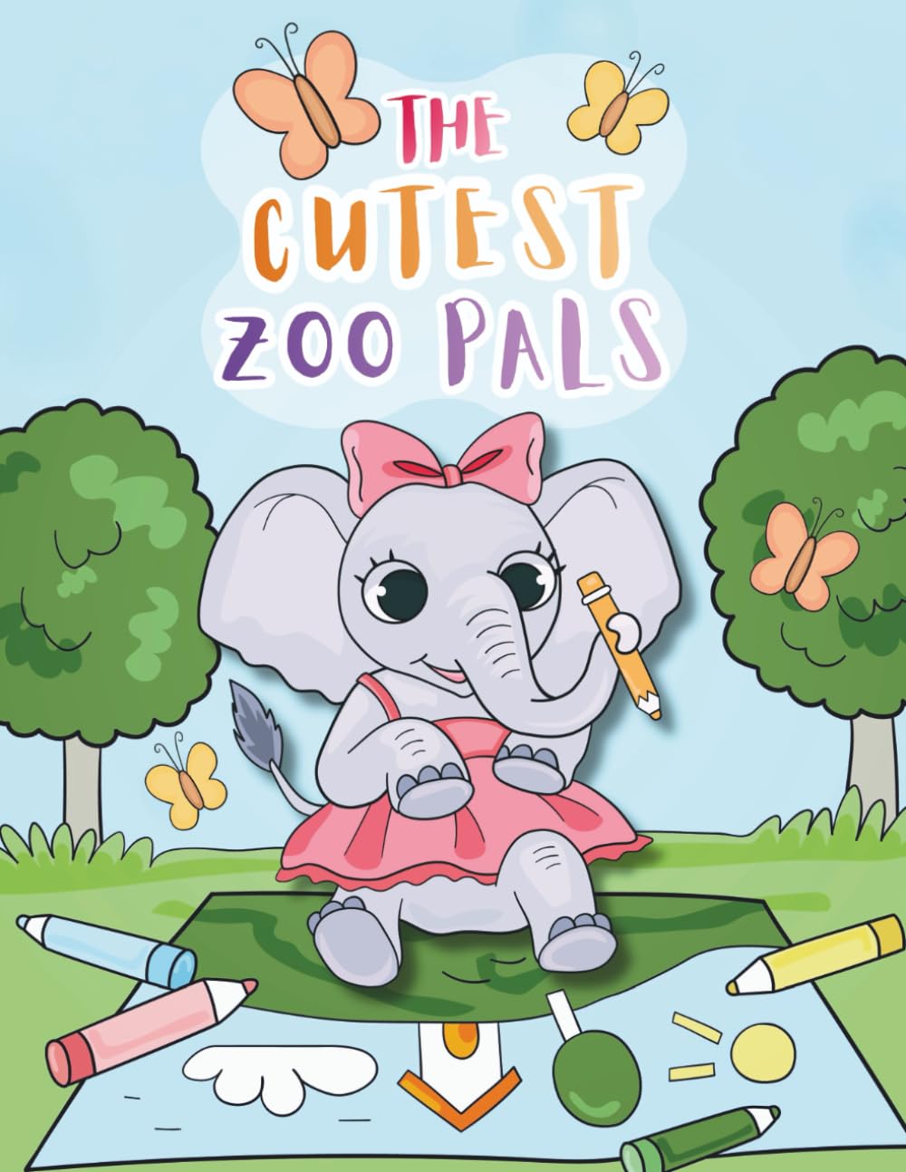The Cutest Zoo Pals: Fun Animal Adventures for Young Creators Featuring Coloring, Dot to Dot, & Tracing Activities
