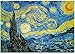 CHengQiSM Puzzle per Adulti, Puzzle 2000 Pezzi Jigsaw Puzzle 100x70 cm - The Starry Night - Van Gogh - Cartone-Relax Puzzle Alta Definizione Puzzle per Adulti Regali