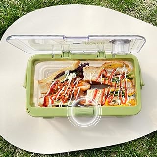 Food grade portable fresh-keeping box, outdoor picnic barbecue container, bento lunch, spring outing, fruit sealed and insulated refrigerated box