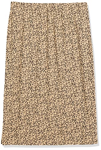 Image of Amazon Essentials Women's Pull-On Knit Midi Skirt with Elastic Waist, Stretchy (Available in Plus Size)
