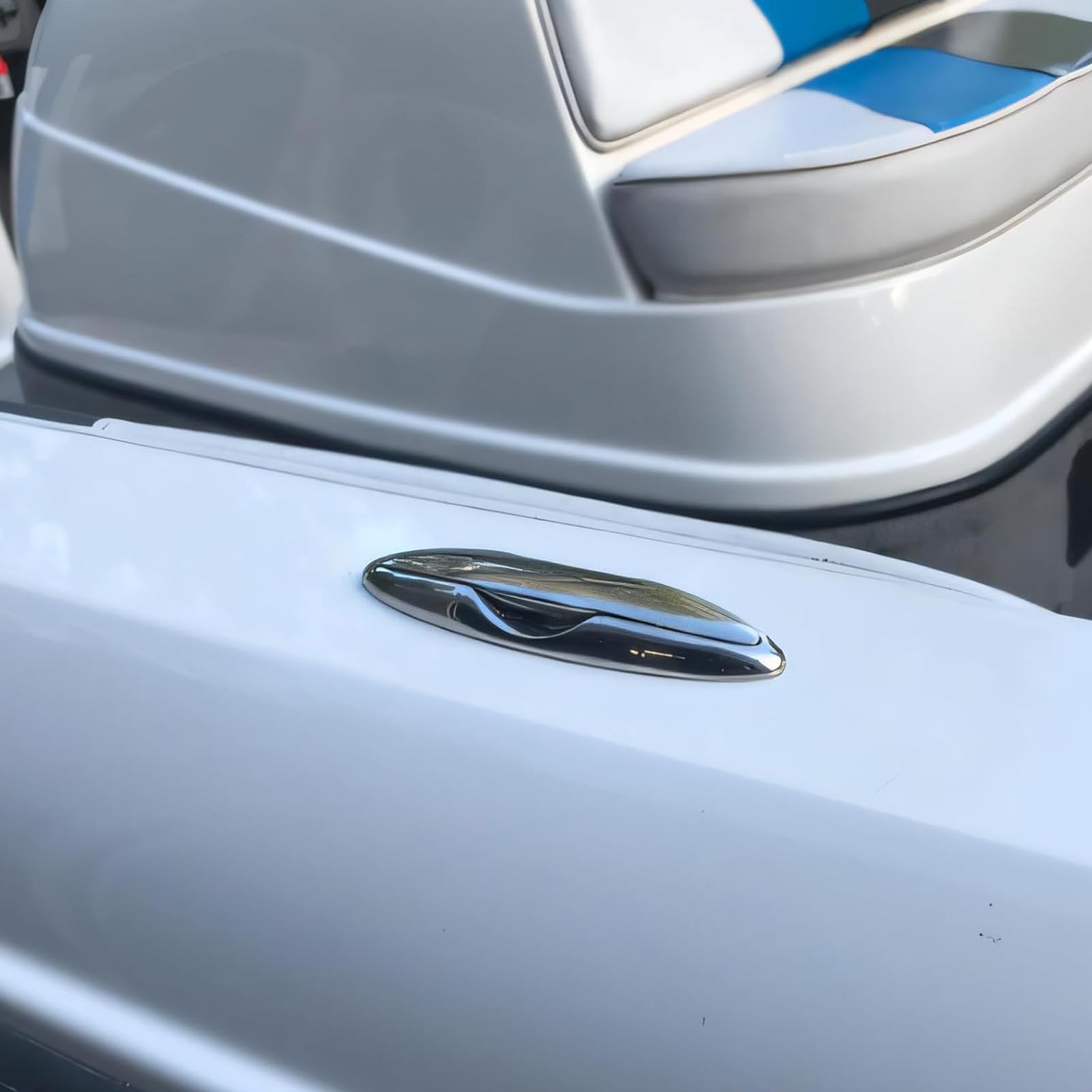 Handgefertigte, eingebettete Bootsklampe aus 316-Edelstahl mit elegantem Design für Verschiedene Marineanwendungen Klampe Yacht Look