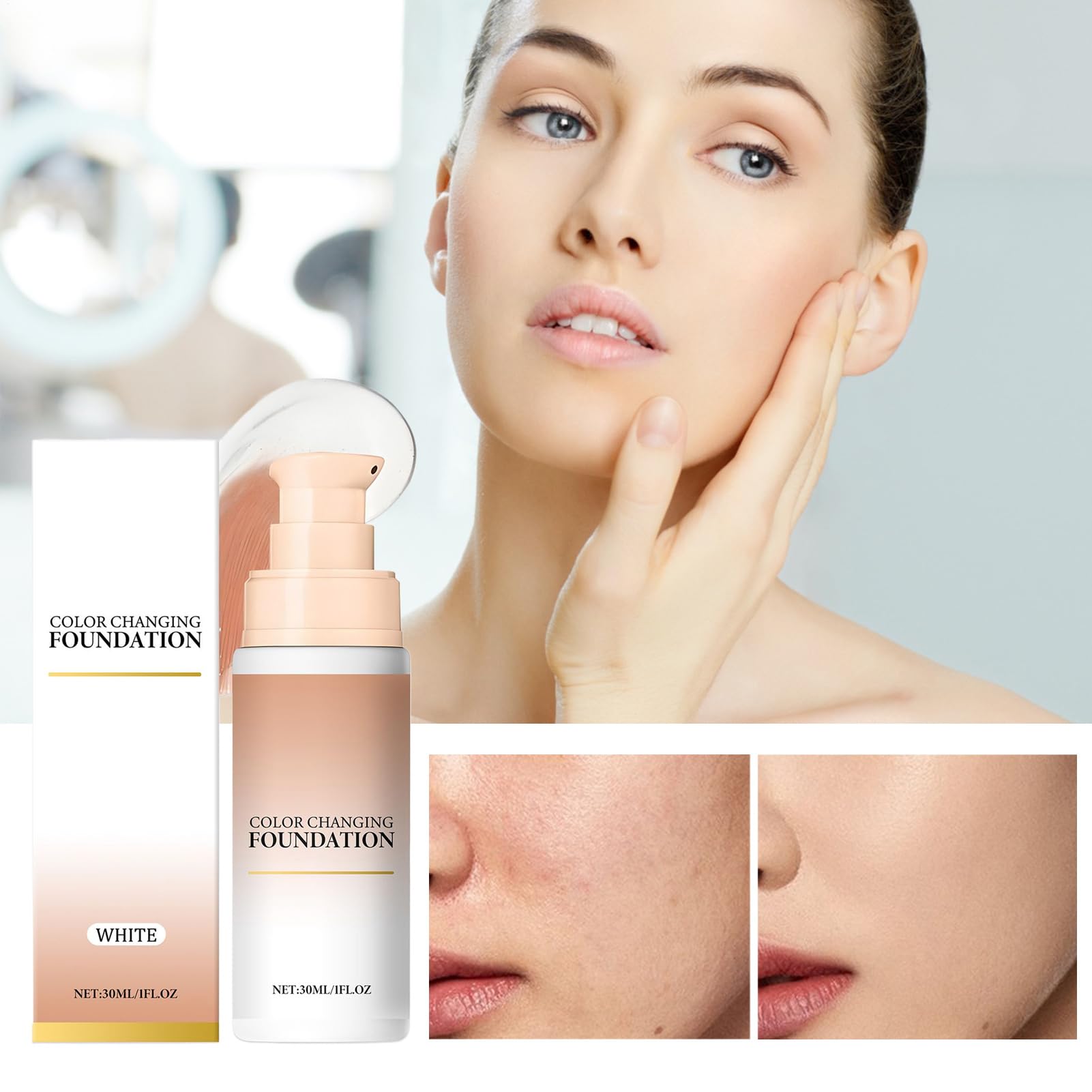 Farbanpassende Foundation 30ml Grundierer