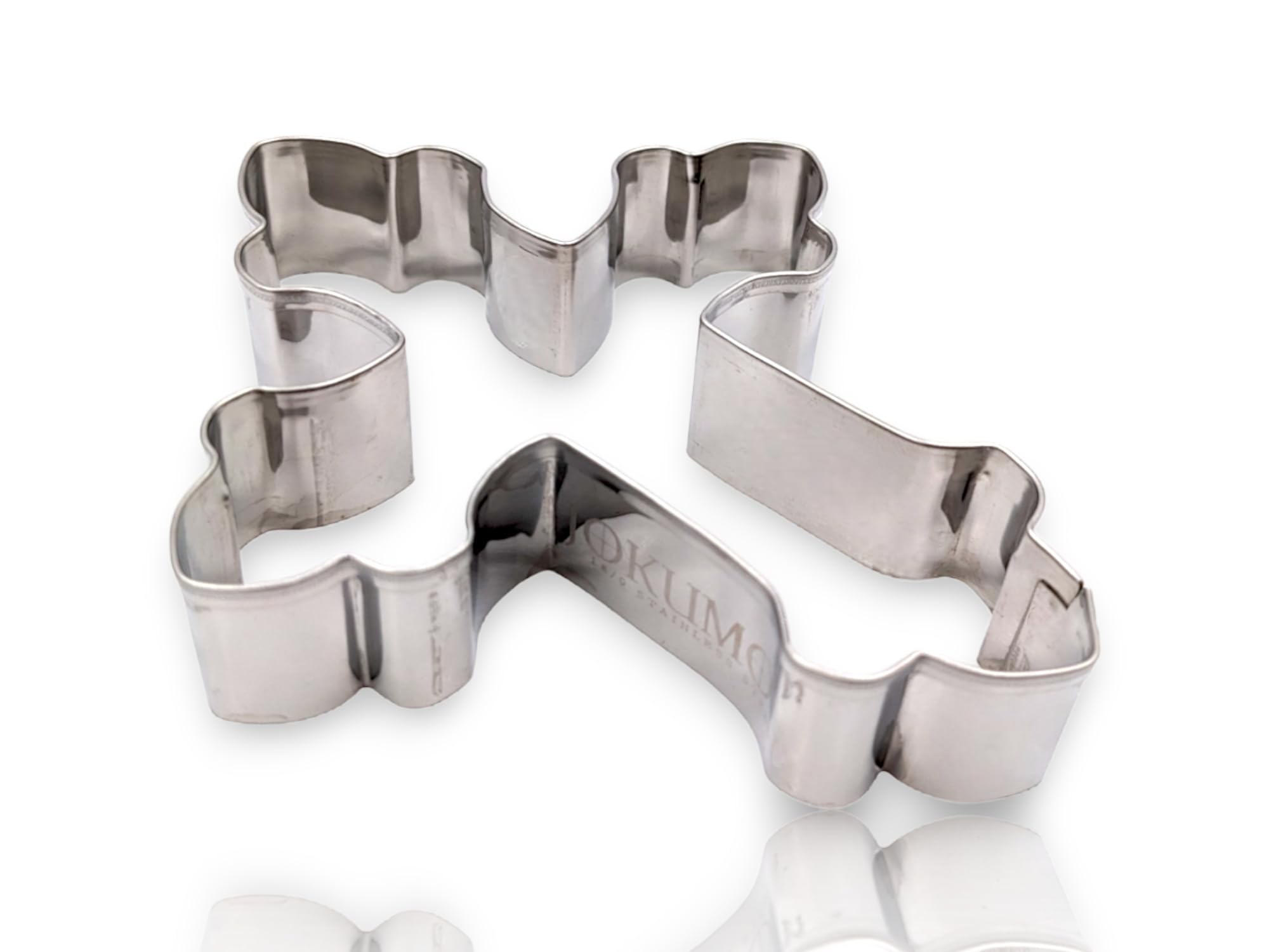 JOKUMO Juego De 3 Cortadores De Galletas De Jengibre Para Hombre, 4 Pulgadas, Forma Grande, Acero Inoxidable 18/0