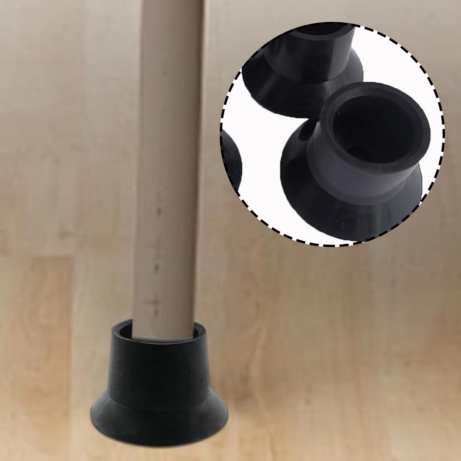 Set di 6 piedini antiscivolo per tappeto elastico | parti del letto rimbalzanti resistenti, accessori per evitare lo scuotimento per professionisti
