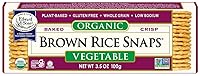 Vista 9 de EDWARD & SONS Snaps de arroz integral orgánico ligeramente salado, 3.5 onzas