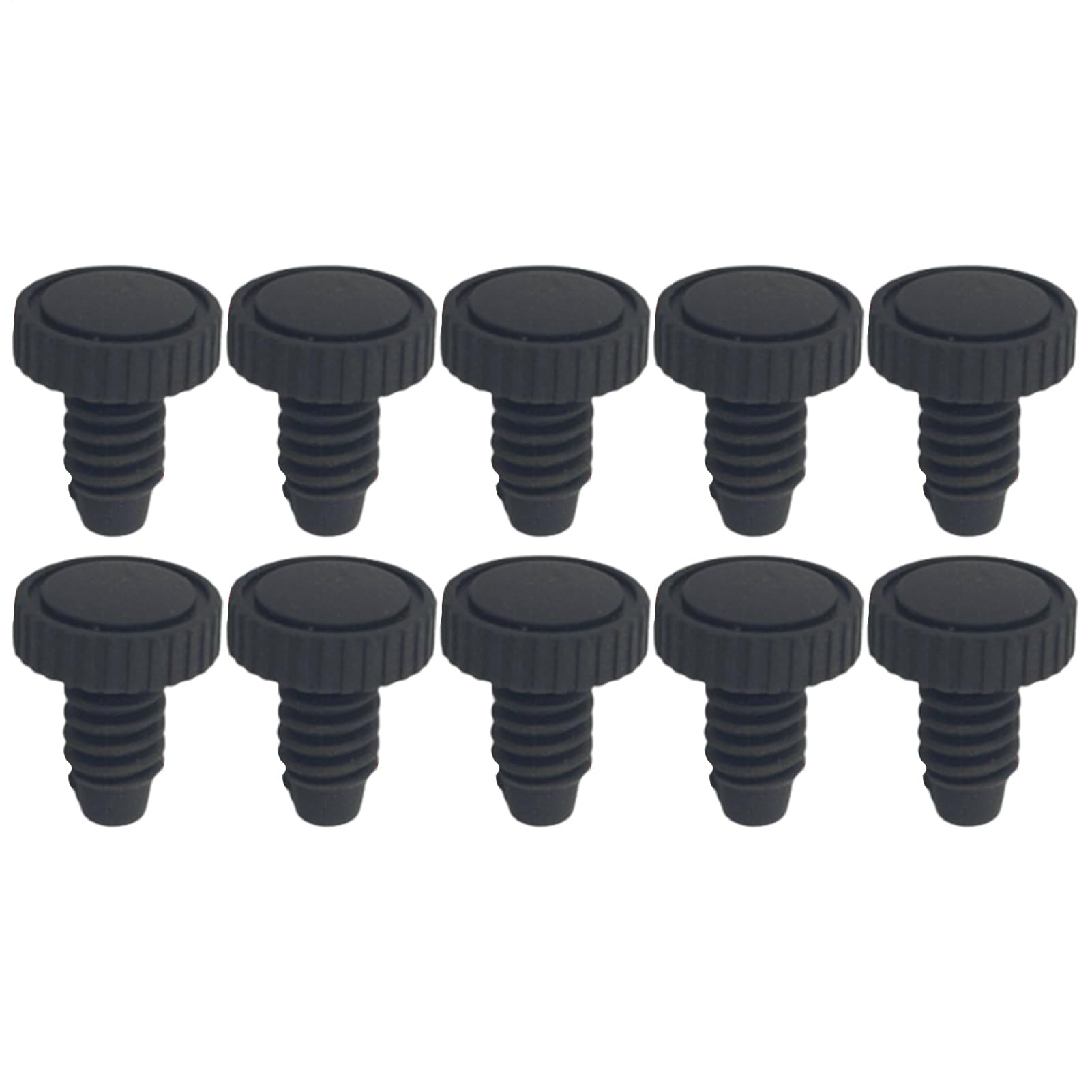 Pool Cue Bottom Cover 10 piezas Billiards Bumper Protector 0,68 pulgadas Dust Proof Replacement Cap Sleeve Lightweight Materials