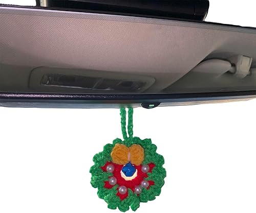 Miniatura 9 de 2 Handmade Crochet Strawberry Ornaments, Strawberry Accessories car, Cute Car Accessories for Rear View Mirror, Hanging Car Charm For Women Like