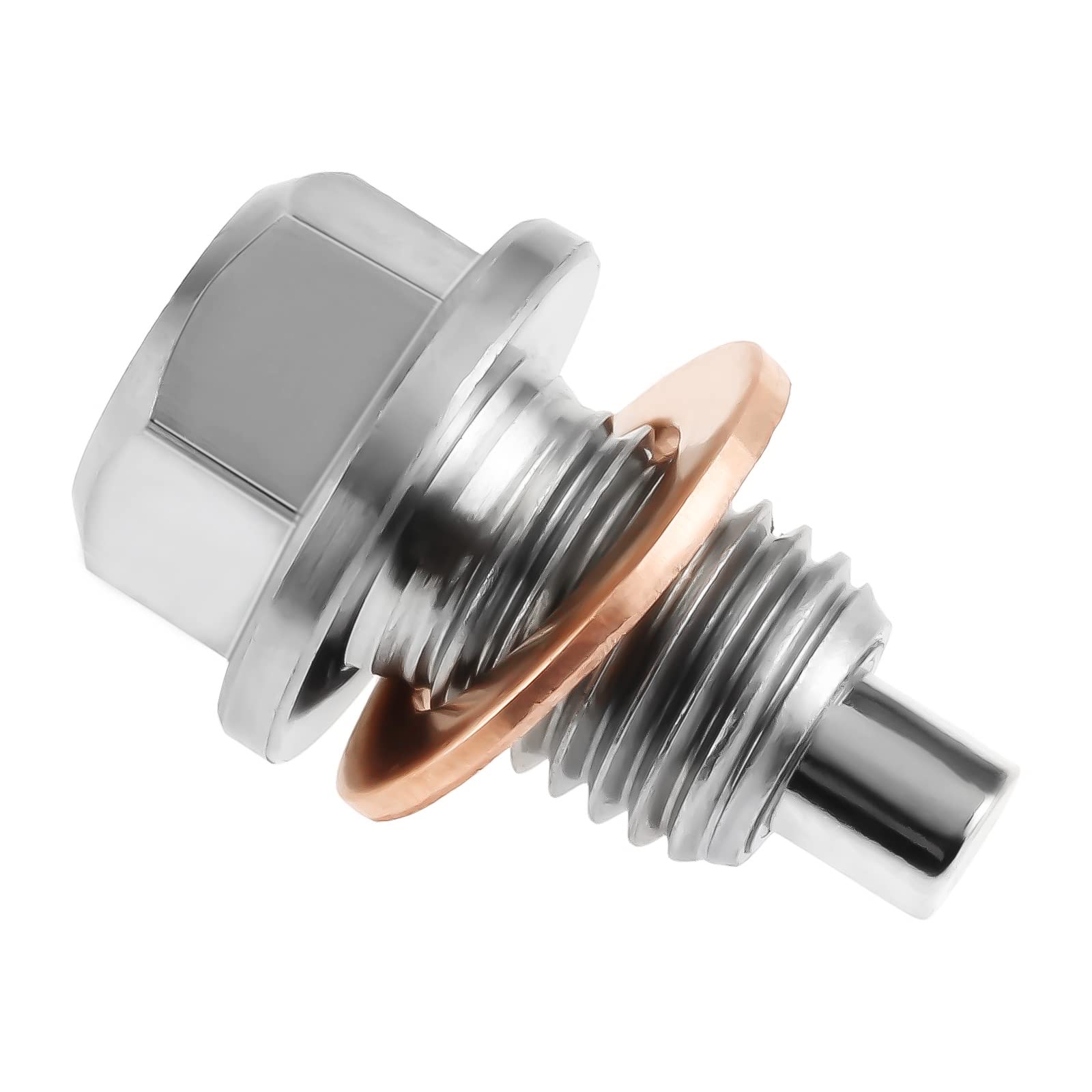 Amazon.com: PETCHOR Stainless Steel Magnetic Oil Drain Plug M12 x