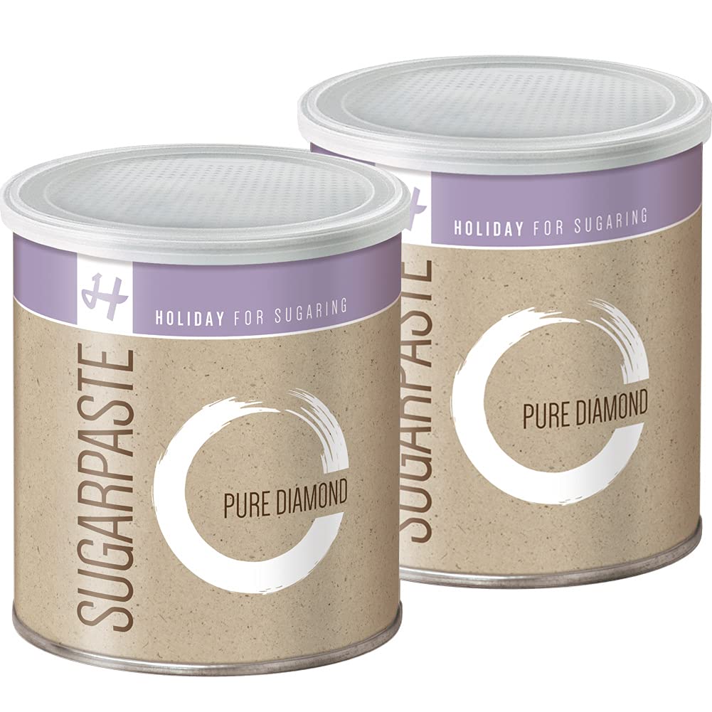 Zuckerpasten Pure Diamond Soft 2 x 1 kg Sugaring die effektive langfristige Haarentfernung ohne Vliesstreifen mit der Flicking Technik