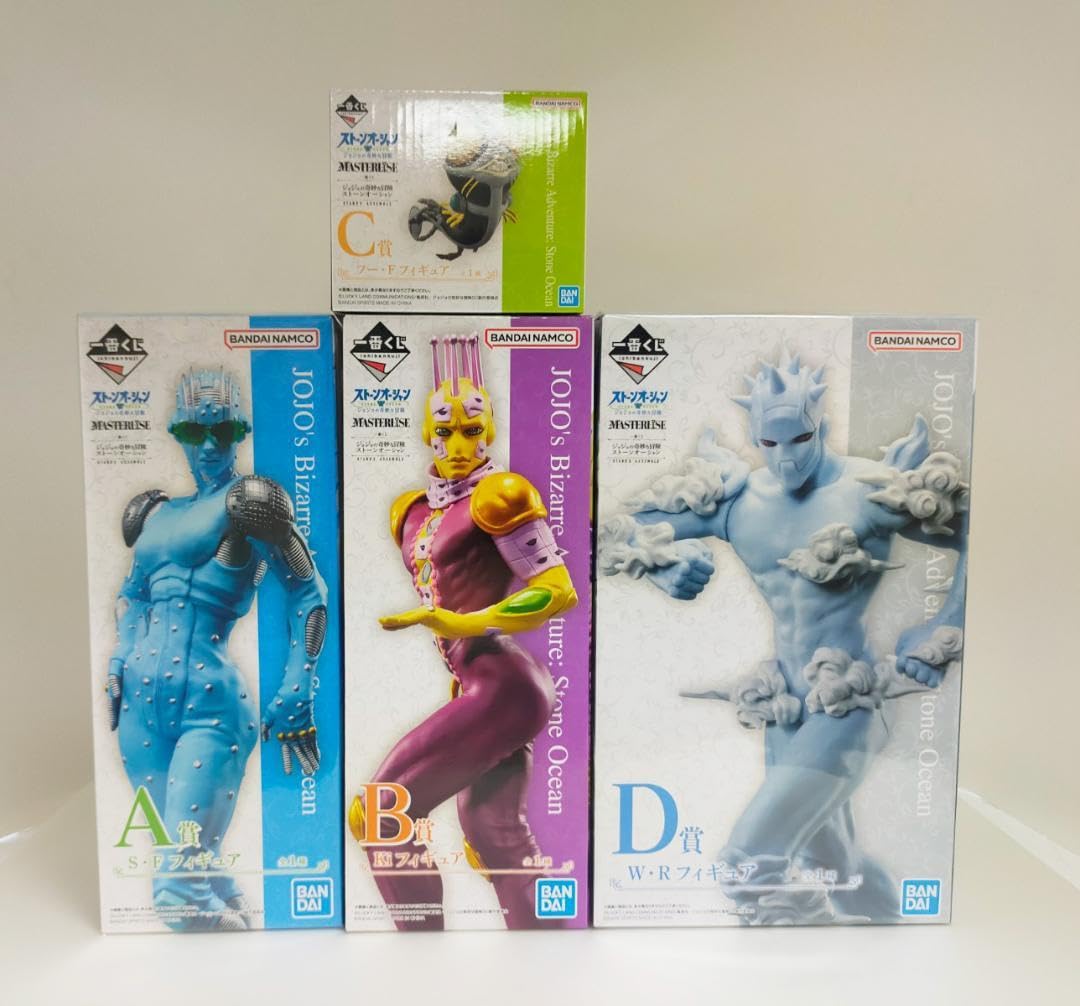 ジョジョの奇妙な冒険　一番くじ　ストーンオーシャン　フィギュア ４種 Amazon.co.jp: 一番くじ ジョジョの奇妙な冒険 ストーンオーシャン