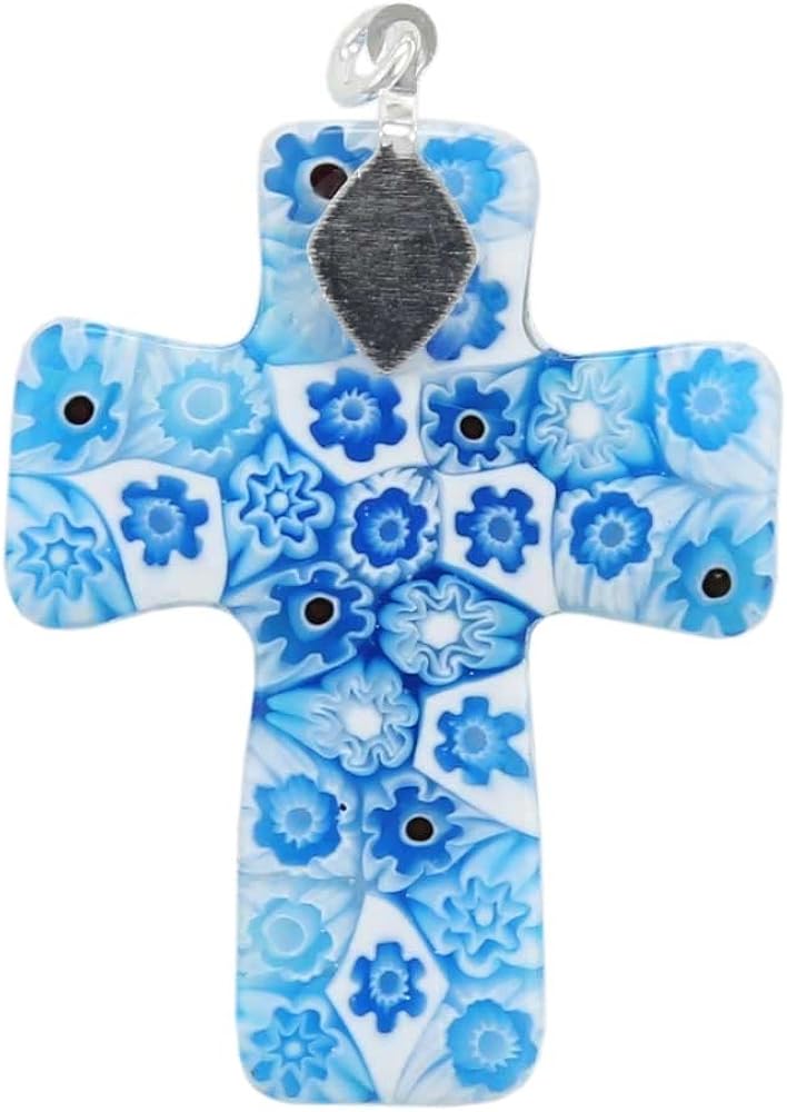 Amazon.co.jp: ヴェネツィアのガラスムラノガラステンダーブルー