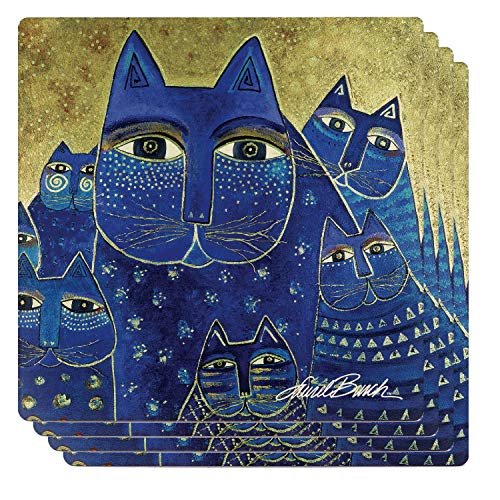Ceramic Cat Coasters