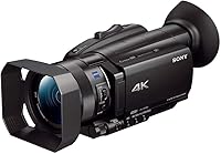 Sony FDR-AX700 4K HDR Camcorder with 1" Exmor RS Sensor, Fast Hybrid AF & ZEISS 12x Zoom Lens - Black