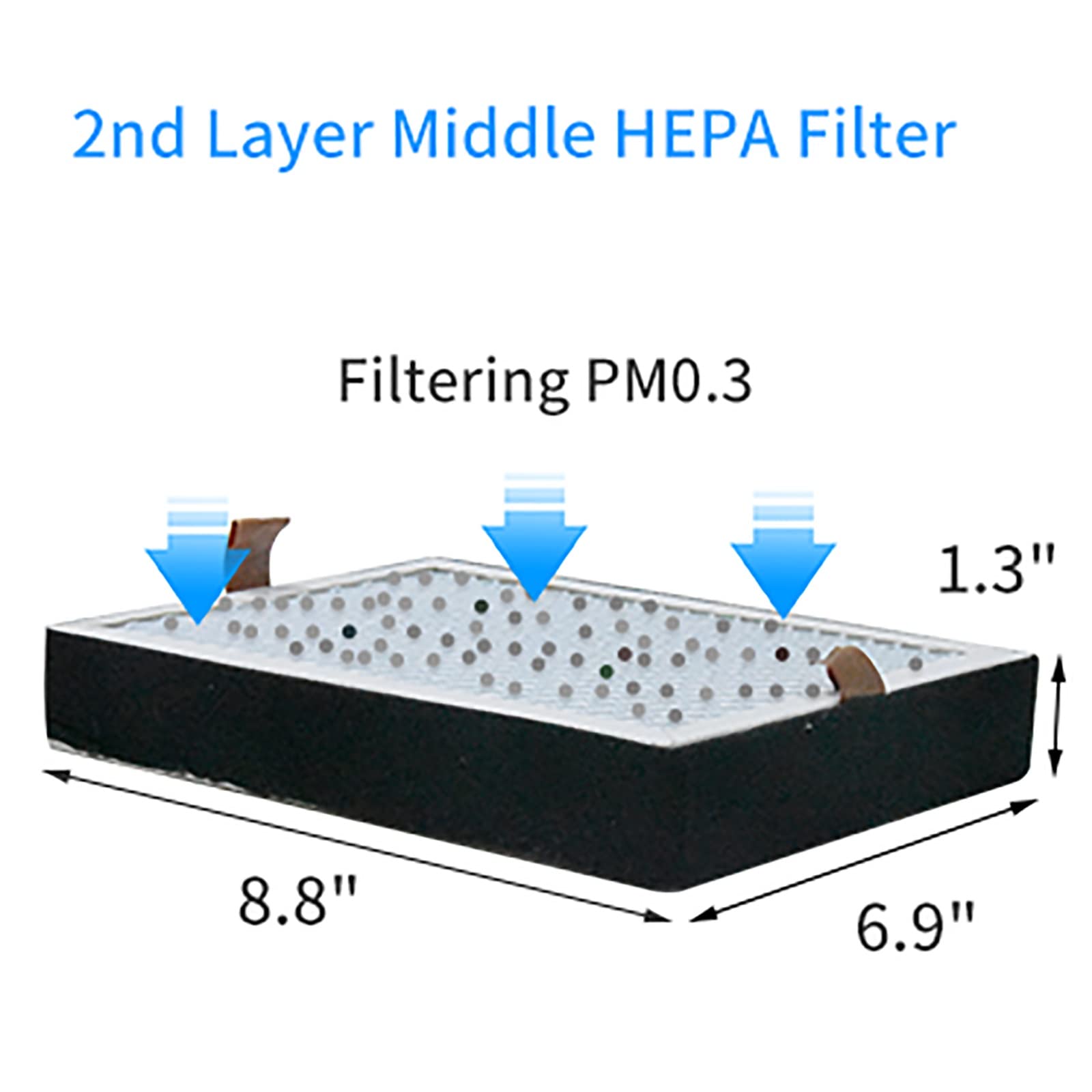 Extractor de humos de soldadura, succión fuerte de 150 W, removedor de humo de 3 etapas