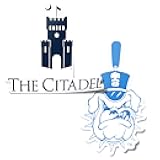 Desert Cactus The Citadel Military College of South Carolina Sticker Citadel Bulldogs Vinyl Decal Laptop Water Bottle Car Scrapbook Sheet (4 Inch Set V1)