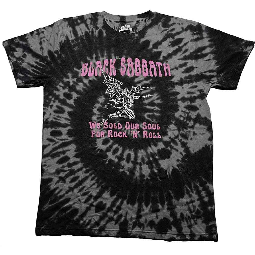 Black Sabbath T Shirt We Sold Our Soul for Rock N Roll Official Unisex Black L