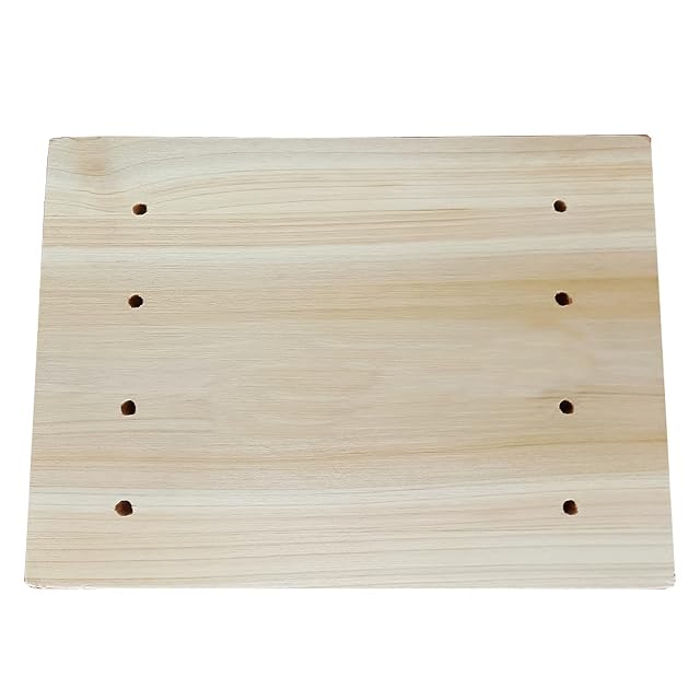 Foto 5 de 6 de 2 Pack Rabbit Wooden Scratch Board, Bunny Foot Pad, Teeth Grinding Toys for Small Animal