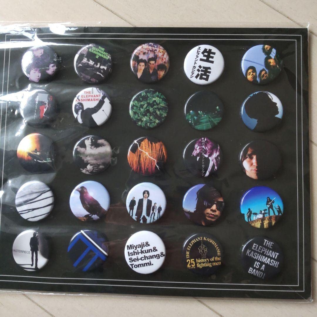 エレファントカシマシ 25周年 缶バッジ25個セット