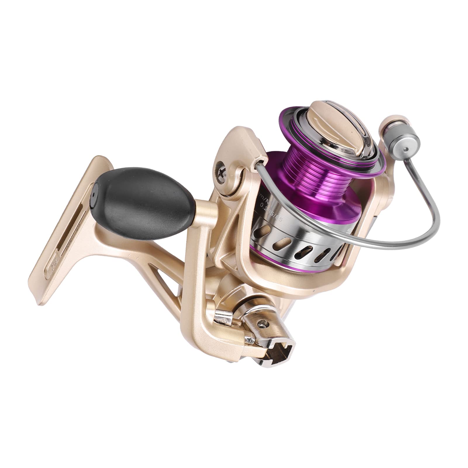 Moulinet Spinning avec Tasse en métal, roulements Lisses pour la pêche, Main Gauche et Droite, Interchangeable, 5.2:1 5 + 1BB