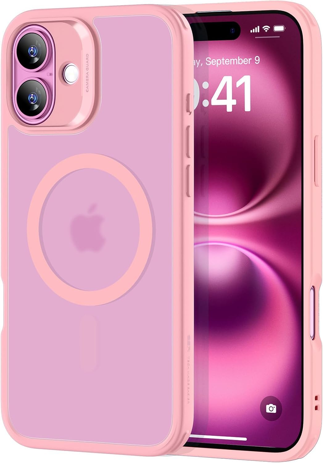 ESR for iPhone 16 Case (4 in 1) Set, Translucent Matte Case with Screen Protector, Compatible with MagSafe, Military-Grade Protection, Classic Series,