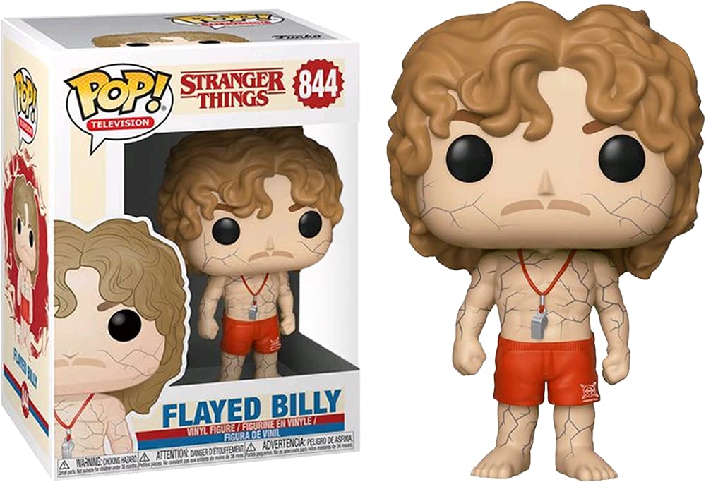 POP Stranger Things — Billy Frustato [Billy Bagnino] Funko Figura in Vinile (Fornita con Custodia Protettiva per Scatola Compatibile) Multicolore 9,5 cm