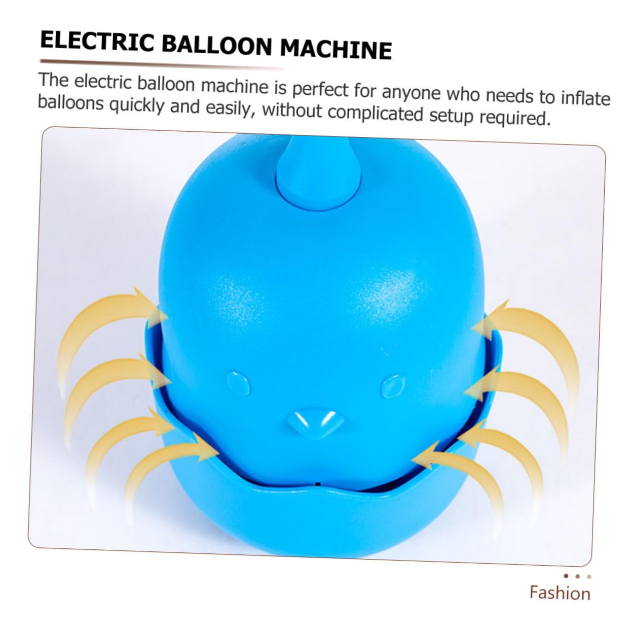 Pompa Elettrica per Palloncini Ricaricabile Atmosfera Natalizia, Blu PP