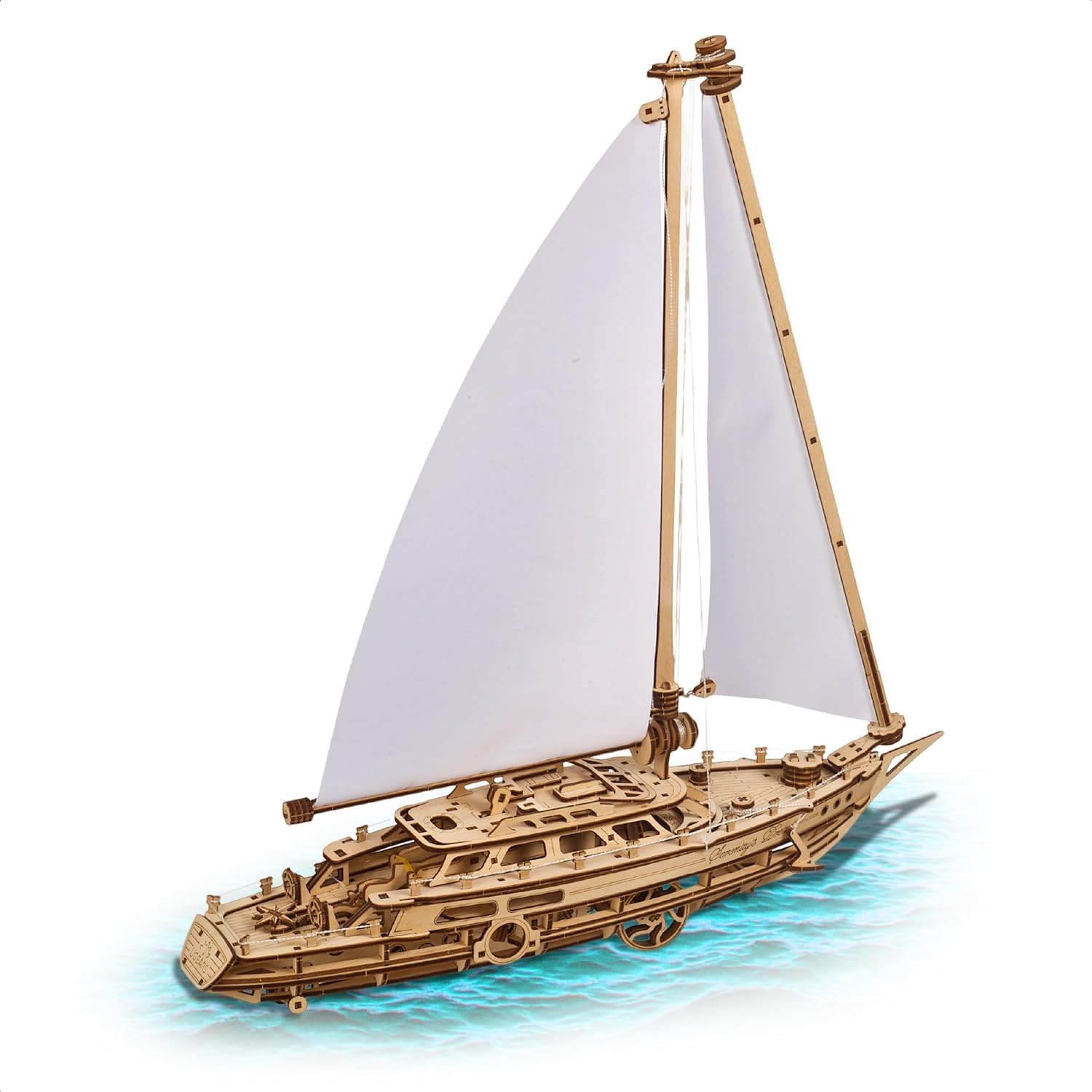 Amazon.com: UGEARS Serenity's Dream Model Yacht 3D Wooden Puzzles