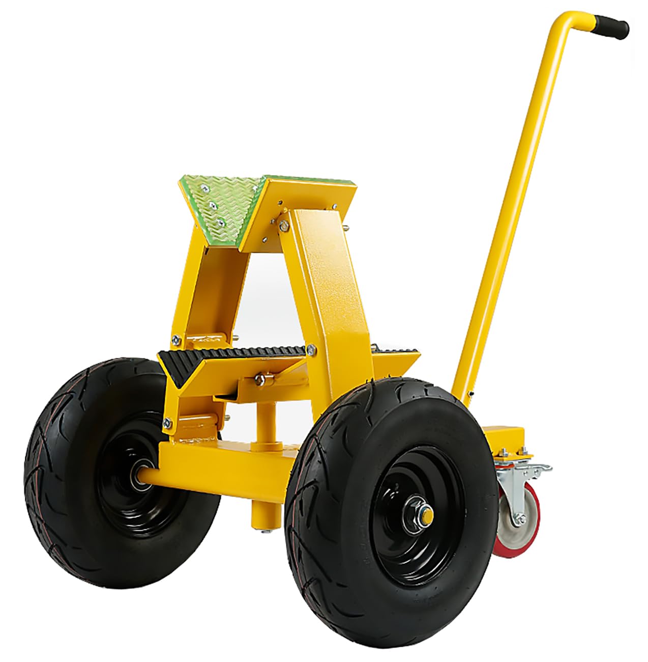 asdchZen Heavy Duty Self-Locking Stone Slab Moving Dolly With 3 Wheels - Convenient Granite Marble Trolley For Transporting Heavy Materials