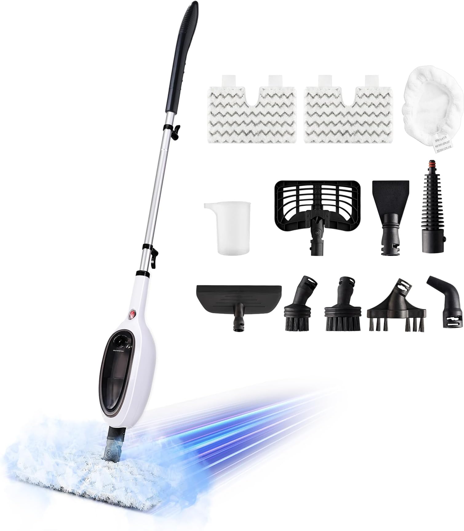 Bissell Steam Mop Select, Titanium, 94E9T Household Steam Mops