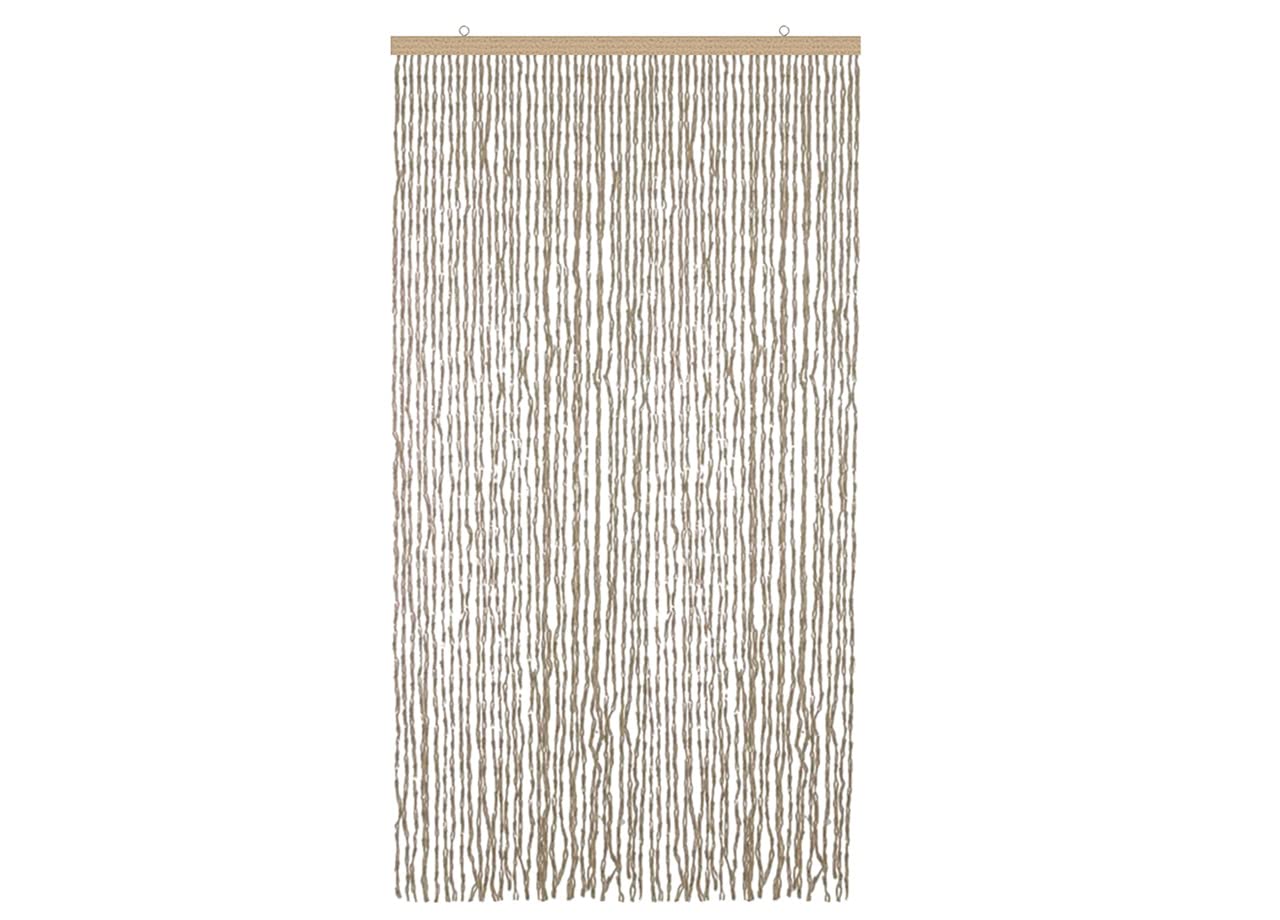 BIANCHERIAWEB Tenda Antimosca Antirumore Caduta Pannello Porta Finestra Casa Mais 140X240 Naturale
