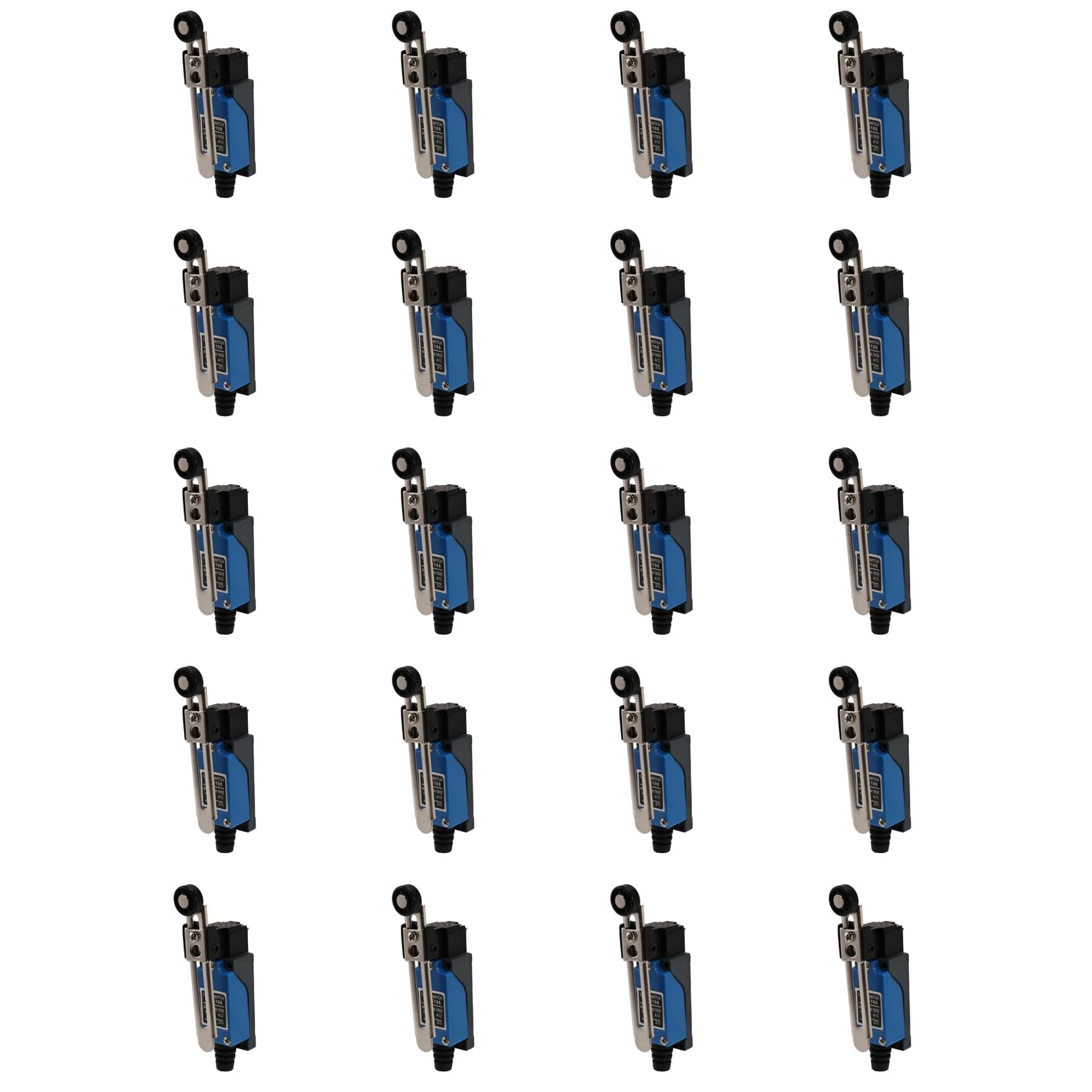 Jnchdghwa As Shown 20X Me-8108 Momentary Rotary Adjustable Roller Lever Arm Limit Switch