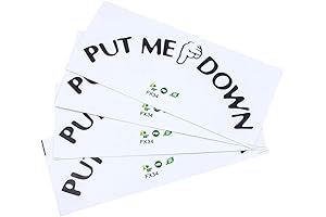 AUEAR 4-Pack Funny Toilet Seat Sticker Decals