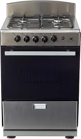 Magnificent Chef 24" Freestanding Gas Range, 3.0 Cu Ft Space