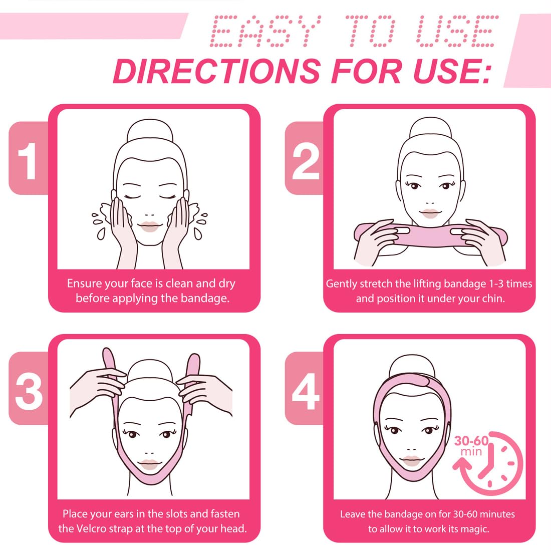 RAMGLYO 1 Pcs chin strap for sleeping Chin Lift Mask,face lift strap,double chin reducer - Image 3