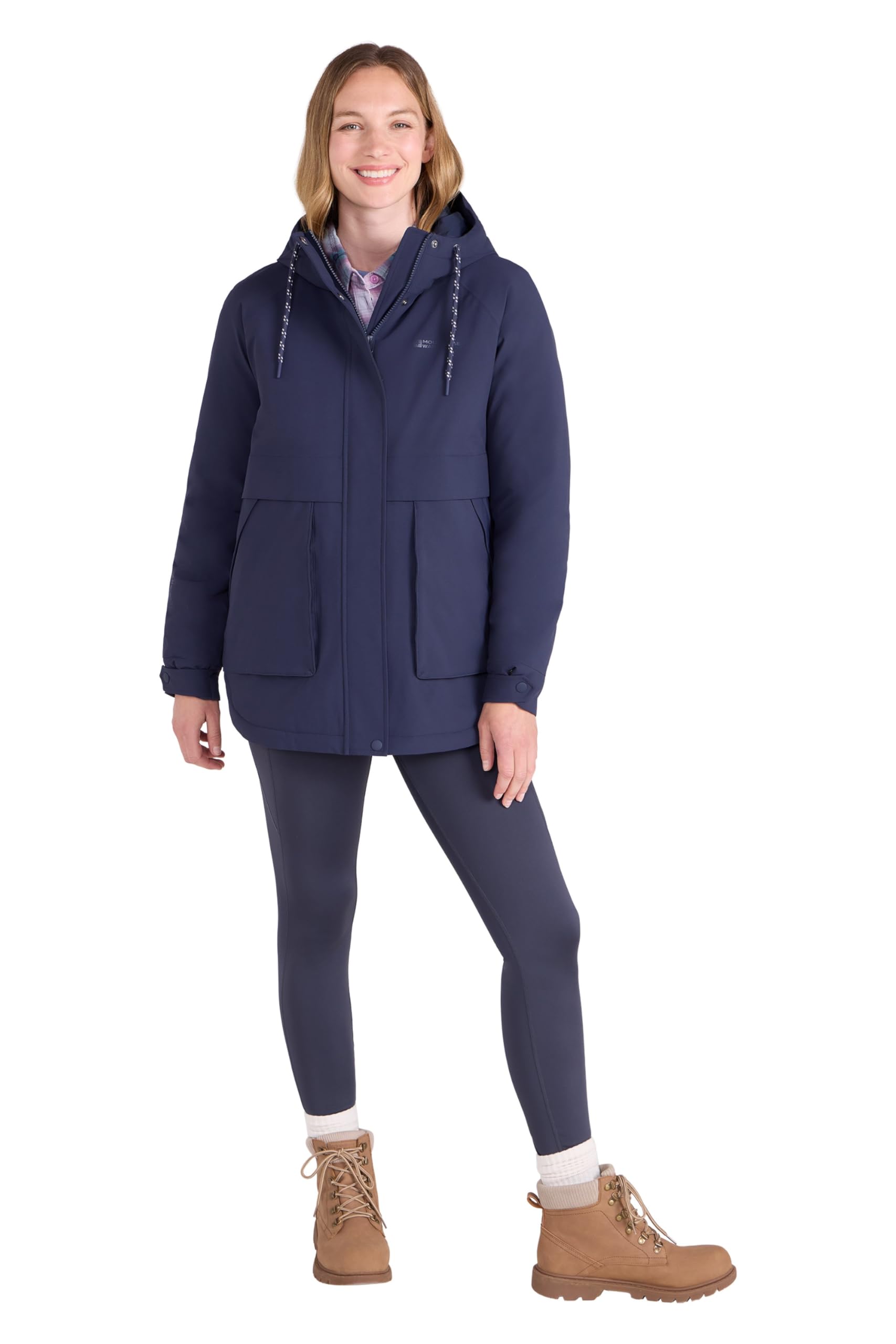 Mountain Warehouse Chestnut Womens Waterproof Padded Jacket Navy 16