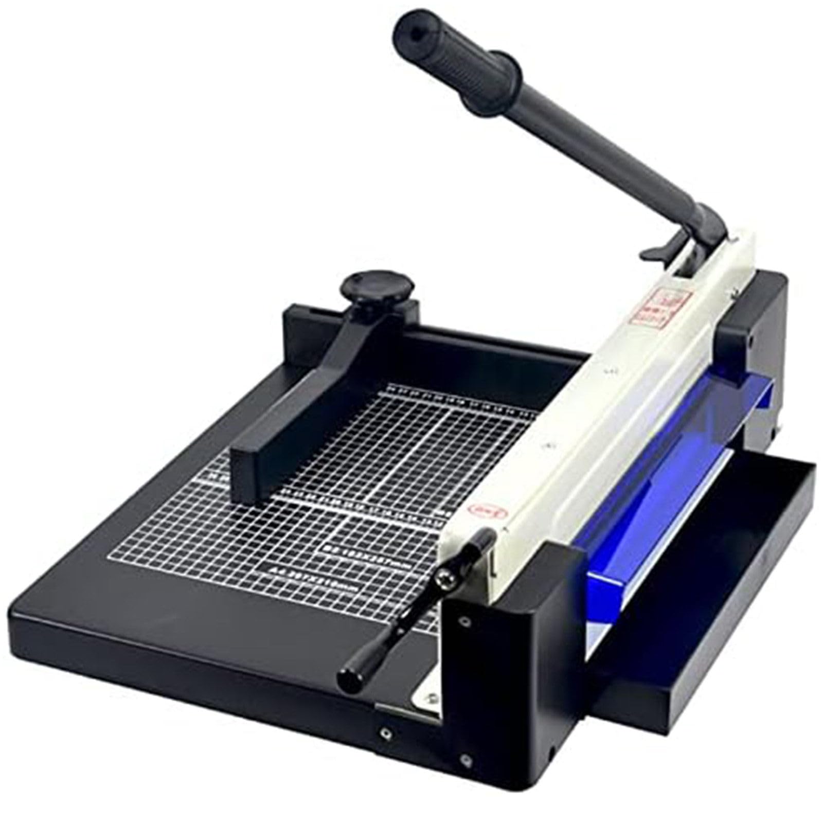 Taglierina per carta resistente, per 400 fogli, stile ghigliottina, formato A4, con protezione automatica di sicurezza e righello laterale per scrapbooking, etichette, biglietti e lavori artigianali