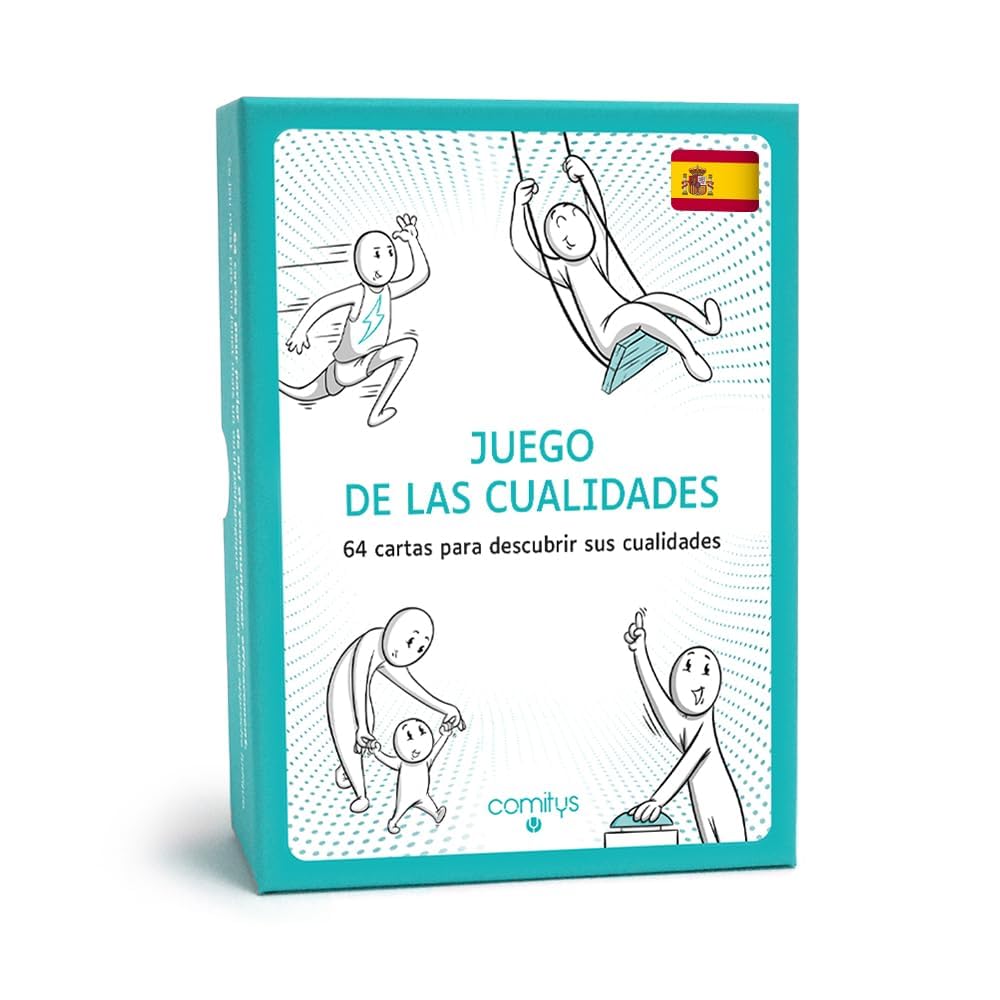 Comitys - Juego de Las Cualidades: Juego de Cartas de Preguntas y Conversación para Adultos, Parejas y Familia | Juegos de Mesa Adultos Divertidos en Español