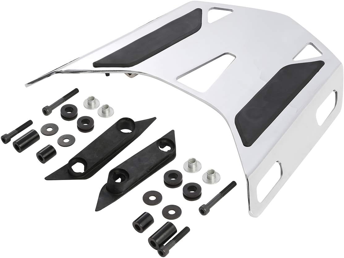 TCT-MOTORPARTS Chrome Rear Carrier Luggage Rack Fit For Honda Goldwing ...