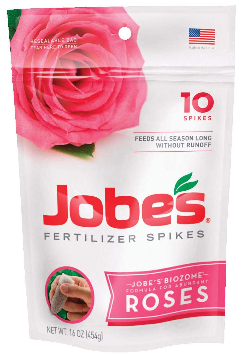 Amazon.com : Jobes 4102 Rose Fertilizer Spikes 9-12-9 10 Pack
