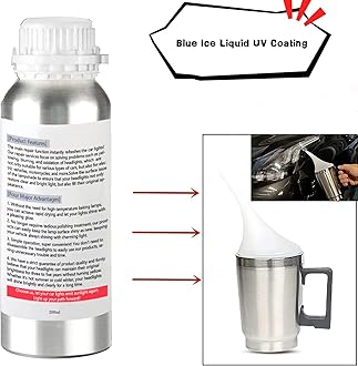 200ml Car Headlight Restoration Liquid, Headlight Restoration Kit Refill Bottle, Auto Headlight Anti-Scratch Lens Repair Fluid, Headlight Polish Cleaner for Restoring Dull Yellow Headlamp
