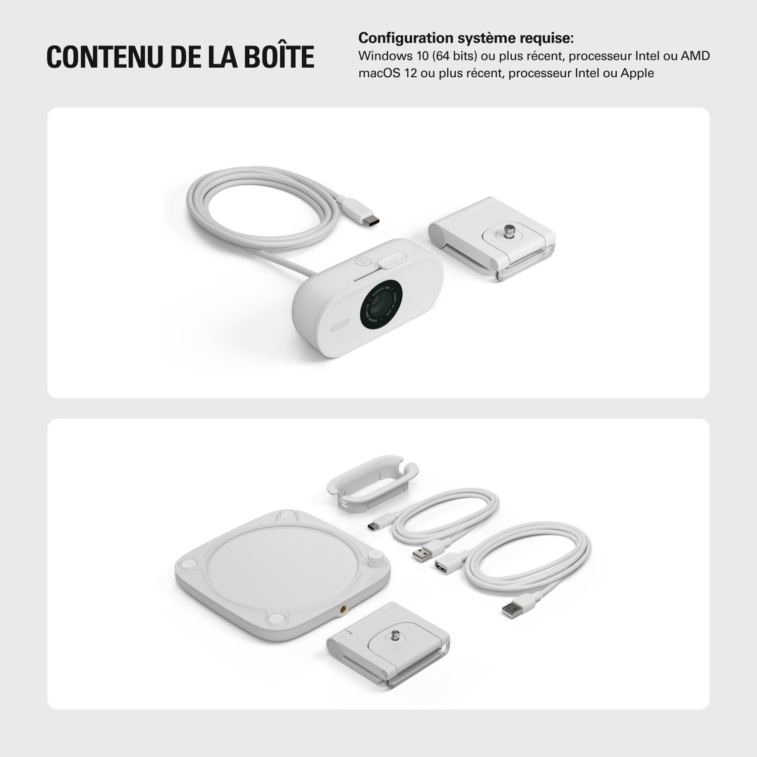 Elgato Neo Video-Lighting Bundle - Webcam Facecam Neo Full HD, Key Light Neo (Commandes intégrées) - Appels vidéo, Enregistrement - Zoom, Teams - Plug et Play sur PC-Mac-Ordinateur Portable-Ipad